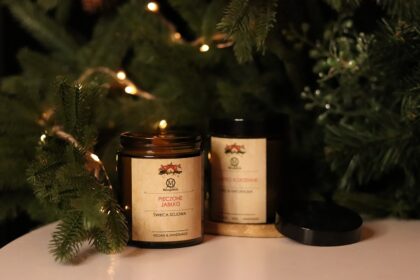 Świąteczna świeca sojowa NATURAL DESIGN